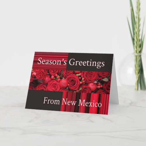 New Mexico   Christmas Card state specific Holiday Card