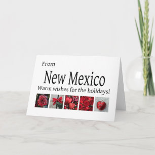 New Mexico Christmas Card, state specific Holiday Card