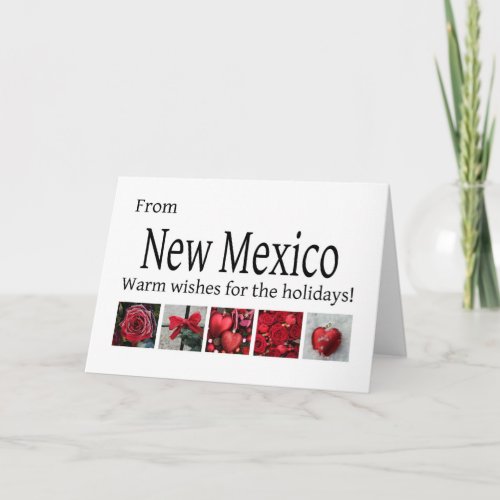 New Mexico   Christmas Card state specific Holiday Card