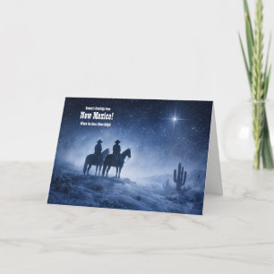 New Mexico Christmas Sasons Greetings Southwestern Card