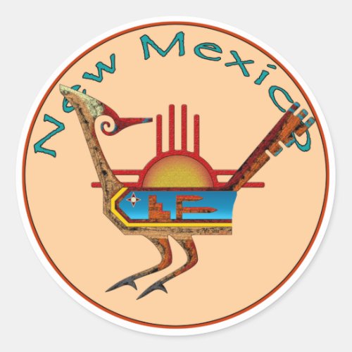 New Mexico Classic Round Sticker