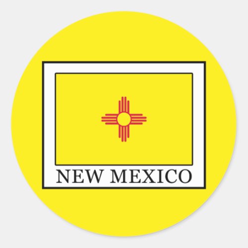 New Mexico Classic Round Sticker