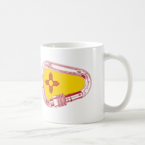 New Mexico Climbing Carabiner Coffee Mug