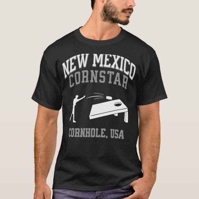 New Mexico Cornstar Lucky Cornhole Tournament T-Shirt (Front)