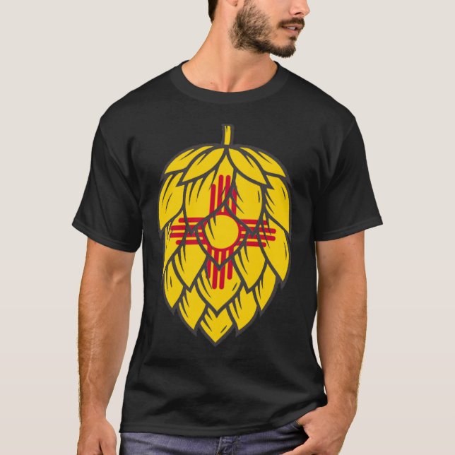 New Mexico Craft Beer Hop Cones T-Shirt (Front)