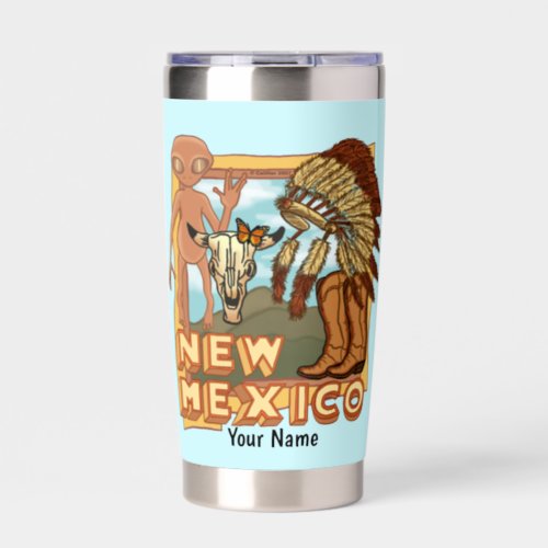 New Mexico custom name   Insulated Tumbler