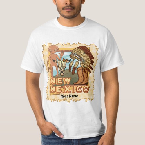 New Mexico custom name   T_Shirt