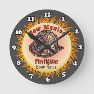 New Mexico Firefighter  clock