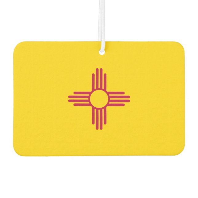New Mexico Flag Air Freshener (Front)