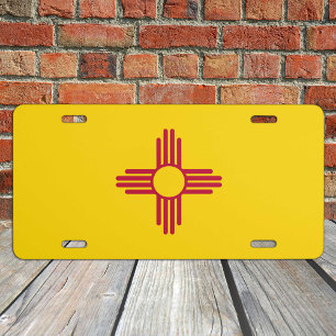 New Mexico Flag & America States, USA travel/Sport License Plate