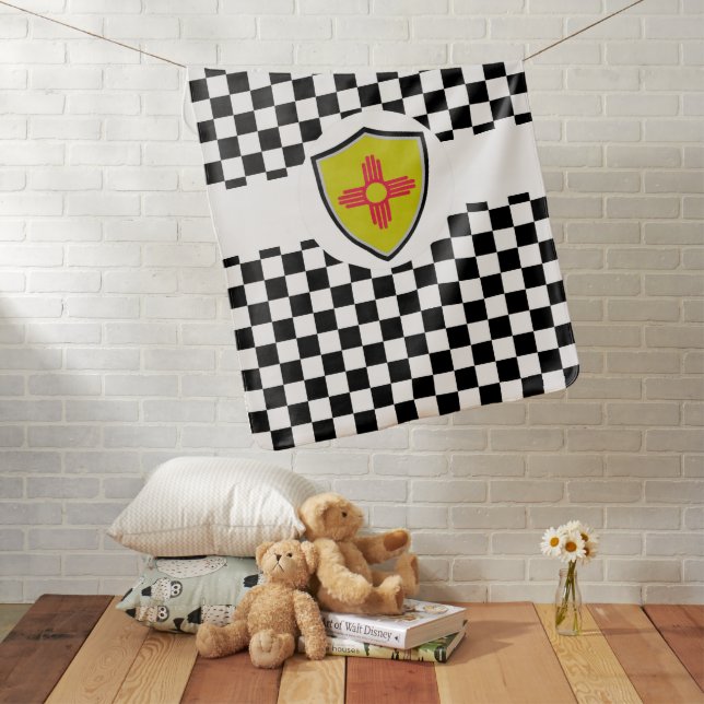 New Mexico flag  baby blanket (In Situ)