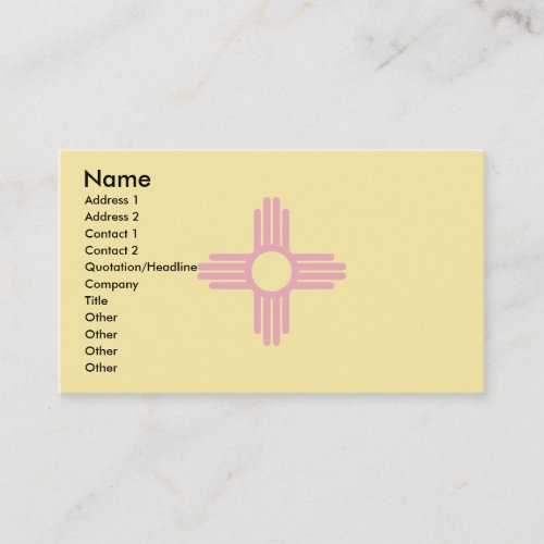 New Mexico Flag Business Cards