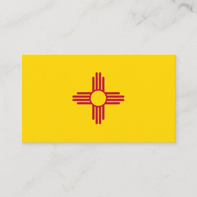 New Mexico Flag Business Card (Front)