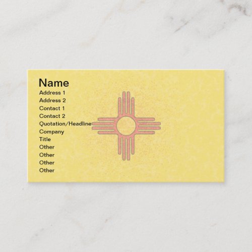 NEW MEXICO FLAG Business Cards