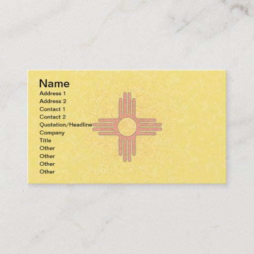 Customizable NEW MEXICO FLAG Business Cards