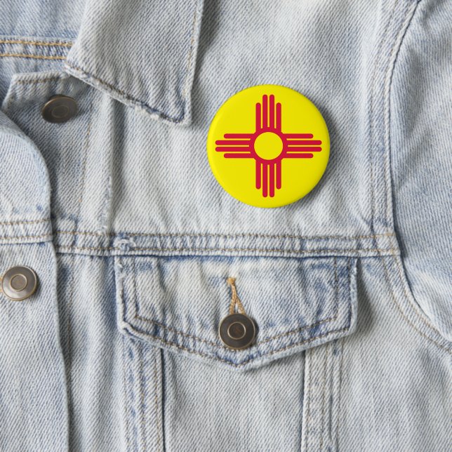 New Mexico flag Button (In Situ)