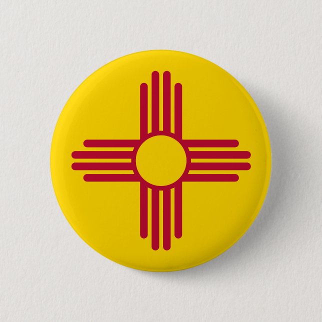 New Mexico Flag Button (Front)