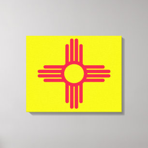 New Mexico flag Canvas Print
