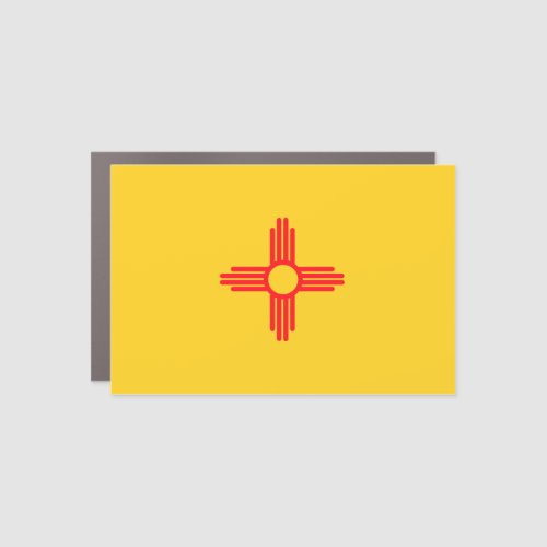 New Mexico Flag Car Magnet