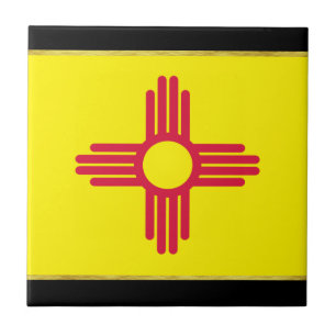New Mexico flag Ceramic Tile