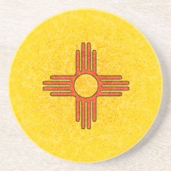 New Mexico Flag Coaster by manewind at Zazzle
