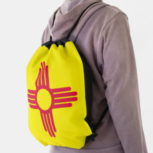 New Mexico flag Drawstring Bag