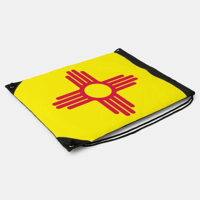 New Mexico flag Drawstring Bag (Side)