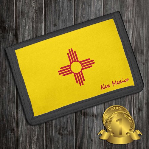 New Mexico flag fashion USA patriots  sports Trifold Wallet