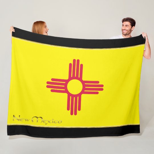 New Mexico flag Fleece Blanket | Zazzle.com