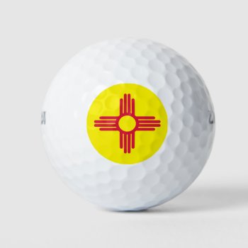 New Mexico Flag Golf Balls by Pir1900 at Zazzle
