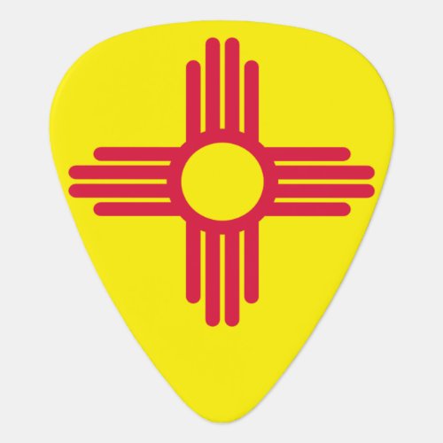 New Mexico flag Guitar Pick