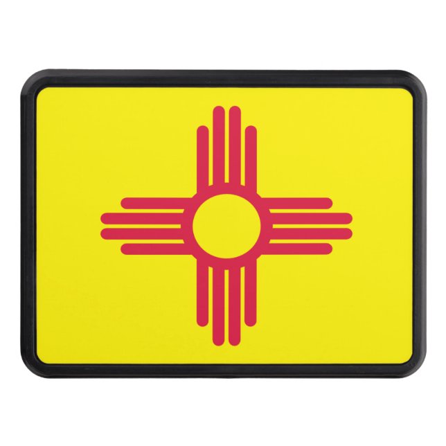 New Mexico flag Hitch Cover (Front)