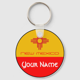 New Mexico-  FLAG Keychain