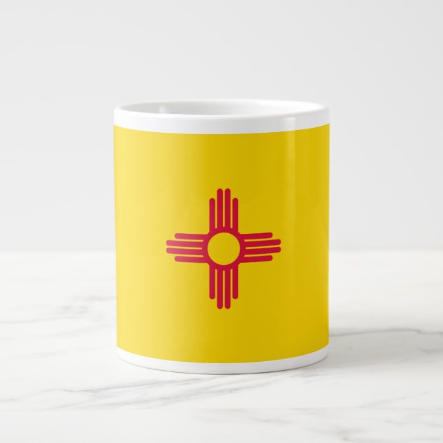 New Mexico Flag Large Coffee Mug (Front)