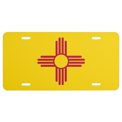 New Mexico Flag License Plate