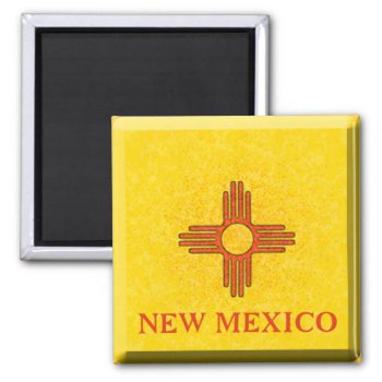 New Mexico Flag Magnet by manewind at Zazzle