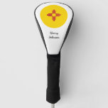 New Mexico Flag, Monogrammed Golf Clubs Covers USA