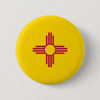 New Mexico Flag Pinback Button