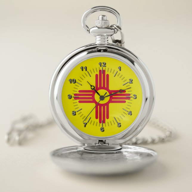 New Mexico flag Pocket Watch (Inside)