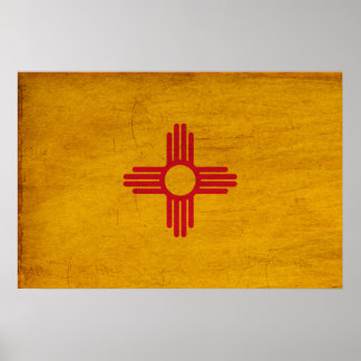 New Mexico Flag Poster