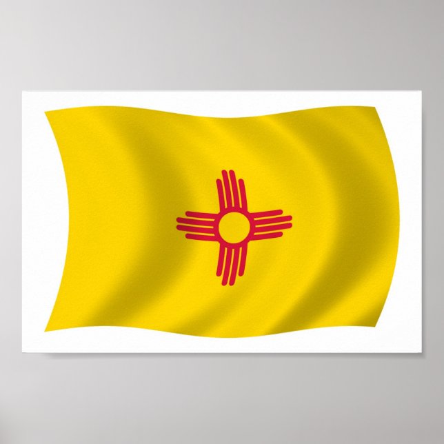 New Mexico Flag Poster Print (Front)
