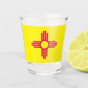 New Mexico flag Shot Glass