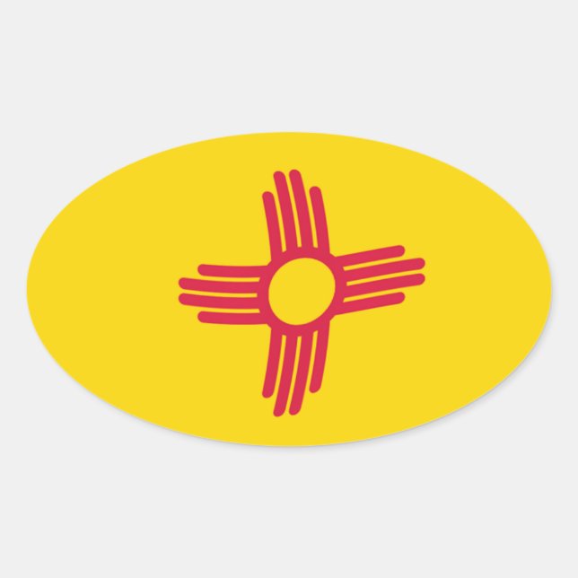 New Mexico Flag Sticker (Front)