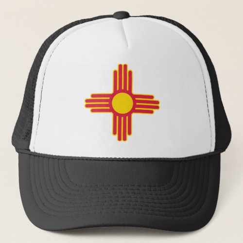 New Mexico Flag Theme 00 Trucker Hat