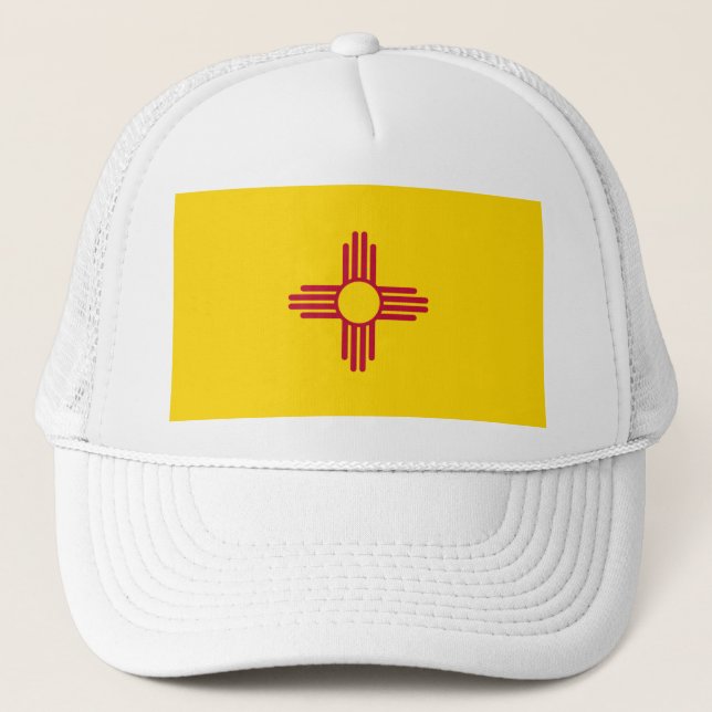 NEW MEXICO FLAG TRUCKER HAT (Front)
