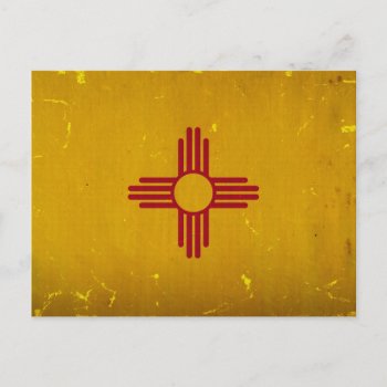 New Mexico Flag Vintage.png Postcard by USA_Swagg at Zazzle