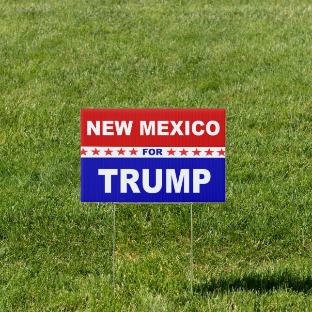 New Mexico For Trump Sign (Insitu)