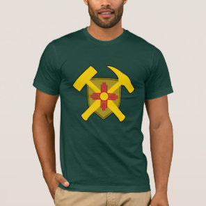 New Mexico Geologist- Rock Hammer and Shield T-Shirt