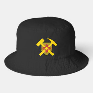 New Mexico Geologist's Rock Hammer Logo Bucket Hat