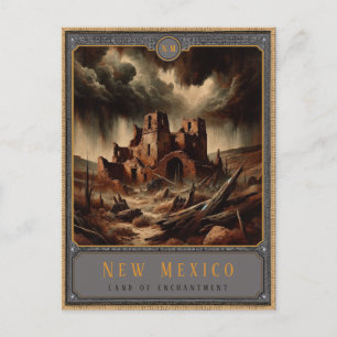 New Mexico Gothic Art Postcard